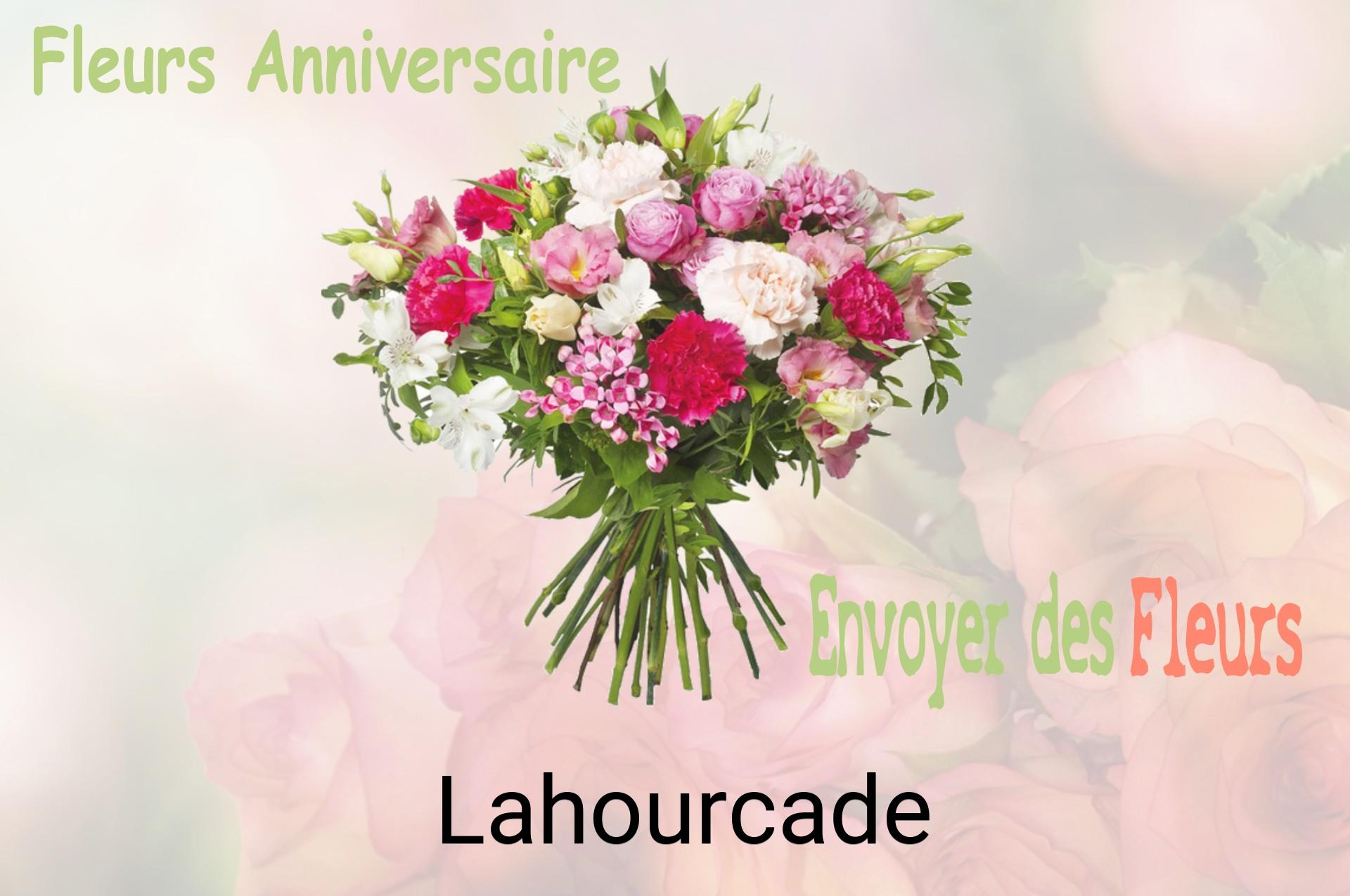 Bouquet de fleurs d’anniversaire livré à Lahourcade