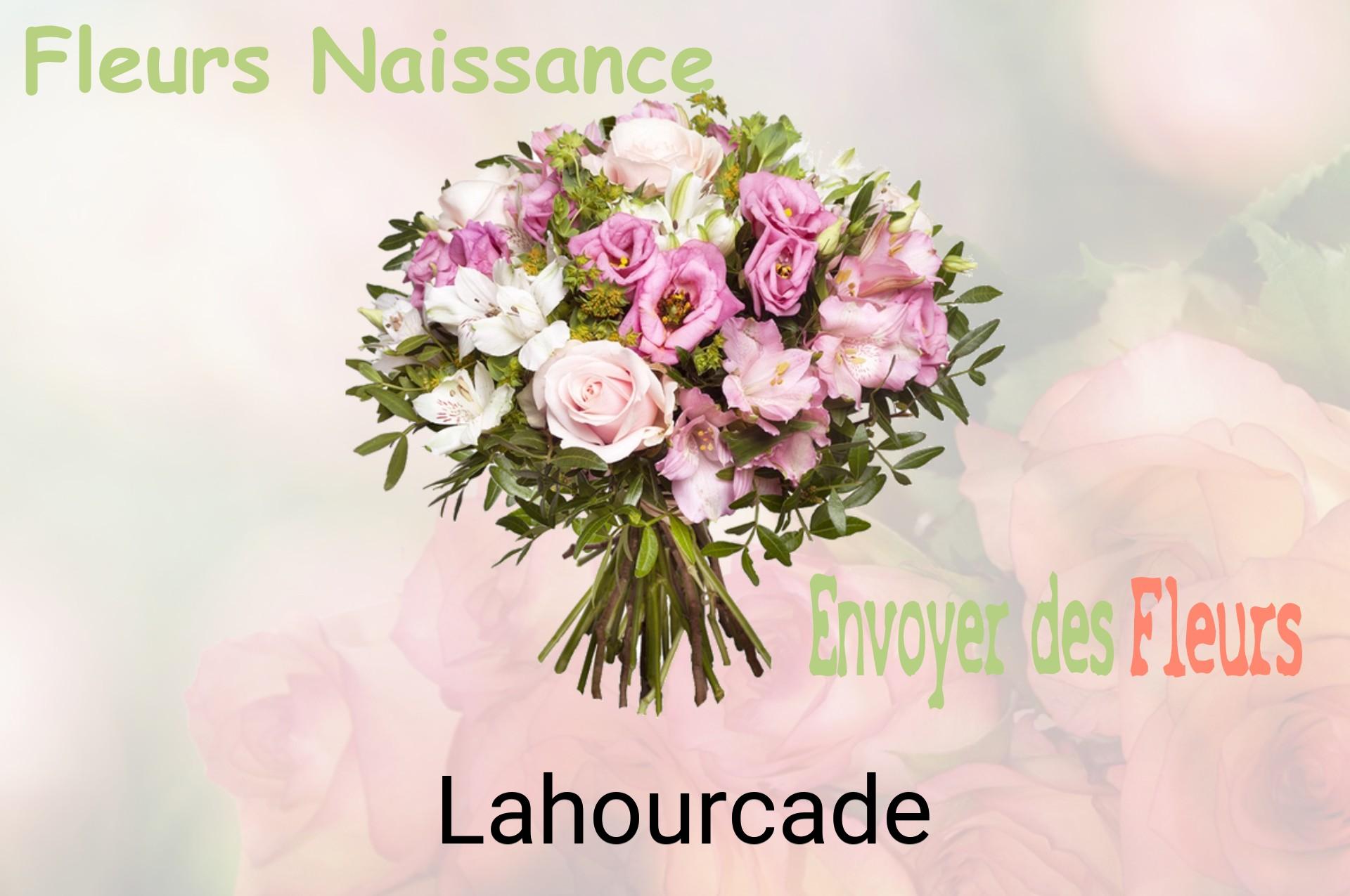 Bouquet de fleurs de naissance livré à Lahourcade